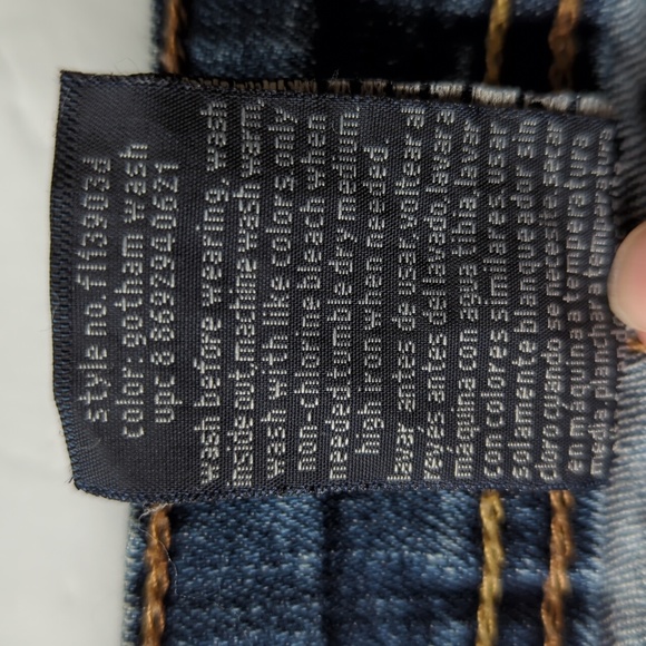 Faded Glory Distressed Cuffed Bermuda Jean Shorts 10 Blue - Picture 4 of 14